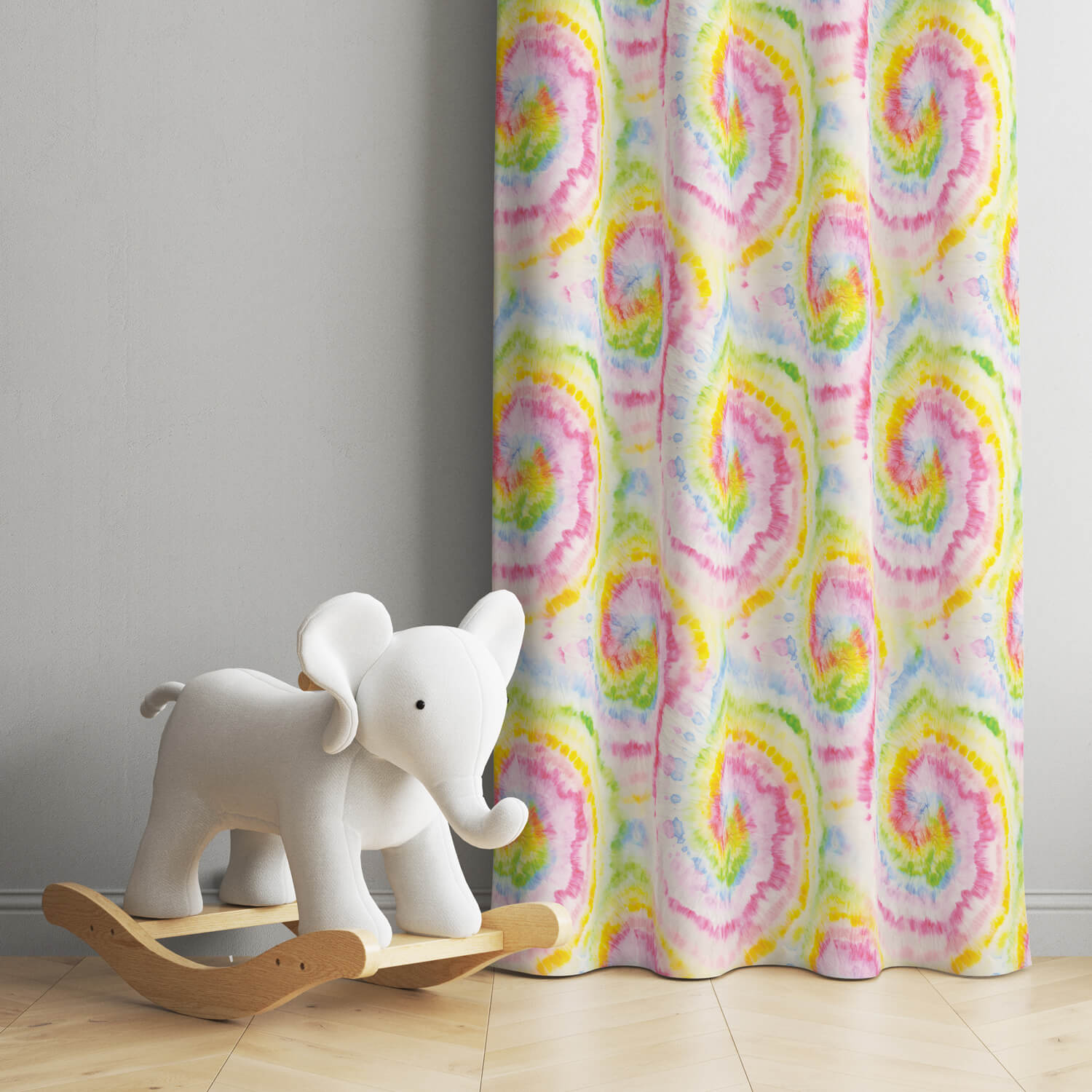 پرده طرح آبرنگی